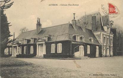 / CPA FRANCE 41 "Authon, château Blanchamps"