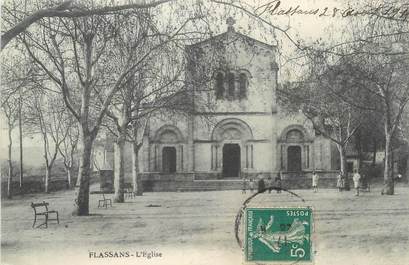 CPA FRANCE 83 " Flassans, L'église"