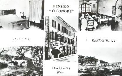 CPSM FRANCE 83 " Flassans, La Pension Eléonore"