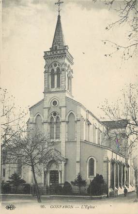 CPA FRANCE 83 " Gonfaron, L'église"