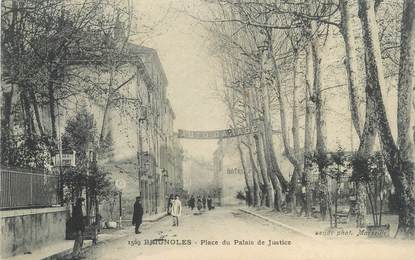 CPA FRANCE 83 " Brignoles, Place du Palais de Justice"