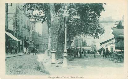 CPA FRANCE 83 " Brignoles, Place Caramy"