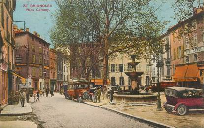 CPA FRANCE 83 " Brignoles, Place Caramy"