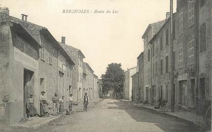 CPA FRANCE 83 " Brignoles, Route du Lac"