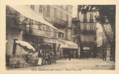 CPA FRANCE 83 " Brignoles, Place Caramy"