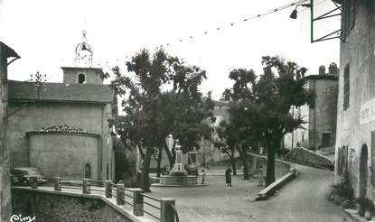 CPSM FRANCE 83 " Camps la Source, Place de la Mairie"