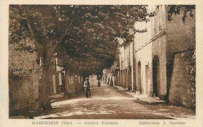 CPA FRANCE 83 "Bargemon, Avenue Pasteur"