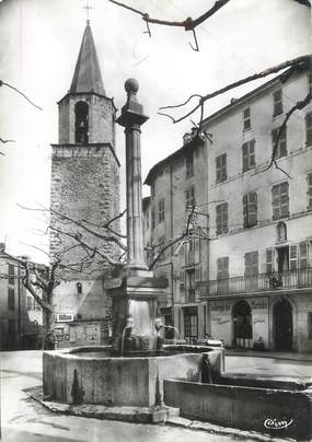 CPSM FRANCE 83 "Bargemon, Place Philippe Chauvier"