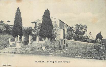 CPA FRANCE 83 " Bormes, La Chapelle St François"