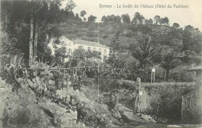 CPA FRANCE 83 " Bormes, Le Jardin du Château"