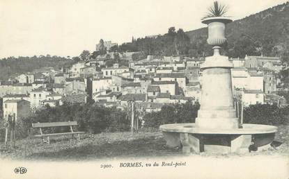 CPA FRANCE 83 " Bormes, Vu du Rond Point"