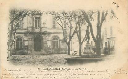 CPA FRANCE 83 " Collobrières, La Mairie"