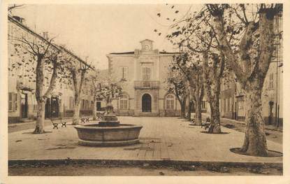 CPA FRANCE 83 " Collobrières, Place de l'Hôtel de Ville"