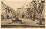 83 Var CPA FRANCE 83 " Collobrières, Place de l'Hôtel de Ville"