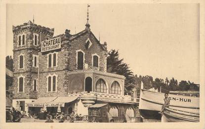 CPA FRANCE 83 " Le Lavandou, Hôtel Restaurant du Château'