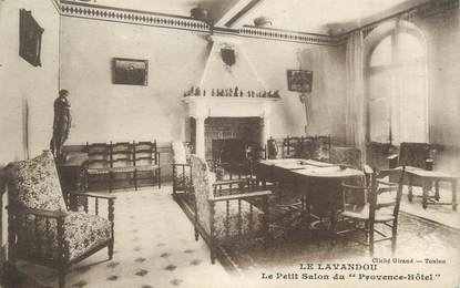 CPA FRANCE 83 " Le Lavandou, Le Petit Salon du Provence Hôtel"