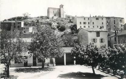 CPSM FRANCE 83 " Comps sur Artuby, Les Templiers et l'école"