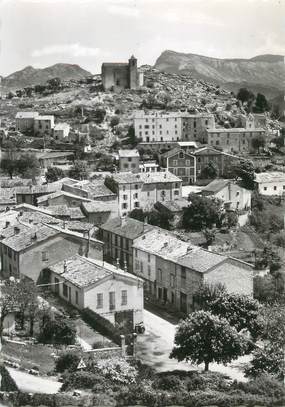 CPSM FRANCE 83 " Comps sur Artuby, Dominé par l'Eglise des Templiers " / TEMPLIERS