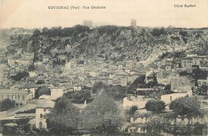 CPA FRANCE 83 " Cotignac, Vue générale"