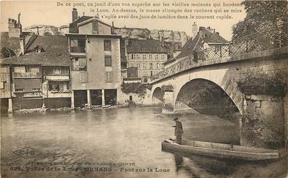 CPA FRANCE 25 "Ornans, pont sur la Loue"