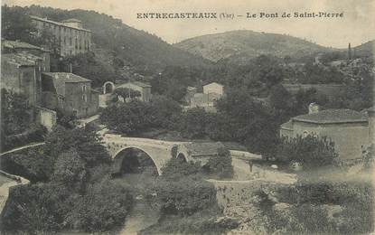 CPA FRANCE 83 " Entrecasteaux, Le Pont de St Pierre"