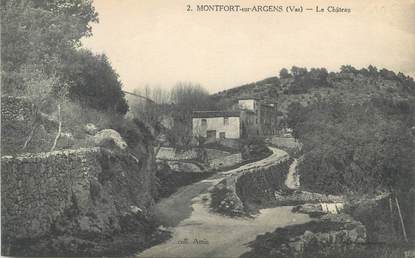 CPA FRANCE 83 " Montfort sur Argens, Le château"