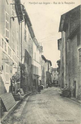 CPA FRANCE 83 " Montfort sur Argens, Rue de la Rougières"