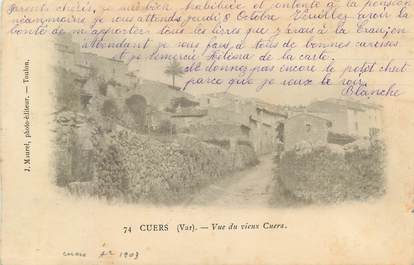 CPA FRANCE 83 " Cuers, Le vieux village"