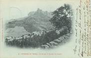 48 Lozere / CPA FRANCE 48 "Gorges du Tarn, le rozier et rocher de Capluc"