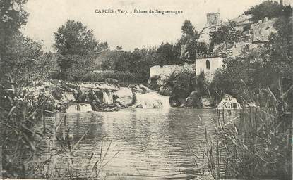 CPA FRANCE 83 " Carcès, Ecluse de Seiguemagne"