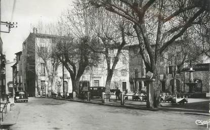 CPSM FRANCE 83 " Carcès, Place de la Capelette"