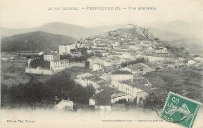 CPA FRANCE 83 " Pierrefeu, Vue générale"