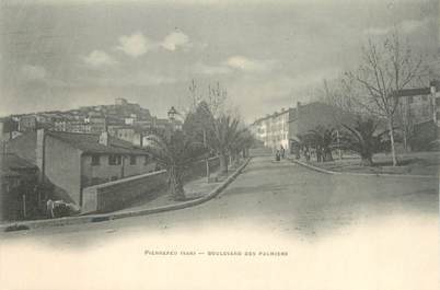 CPA FRANCE 83 " Pierrefeu, Boulevard des Palmiers"