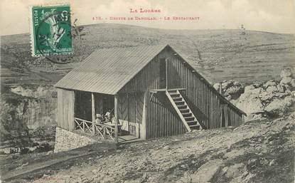 / CPA FRANCE 48 "Grotte de Dargilan, le restaurant"