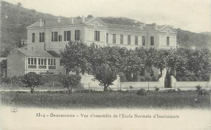 CPA FRANCE 83 " Draguignan, Vue d'ensemble de l'Ecole Normale d'Instituteurs"