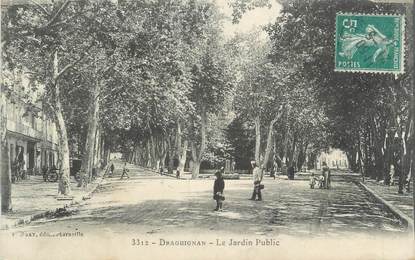 CPA FRANCE 83 " Draguignan, Le jardin public"