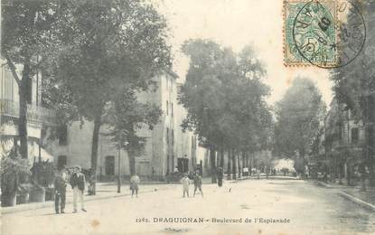 CPA FRANCE 83 " Draguignan, Boulevard de l'Esplanade"