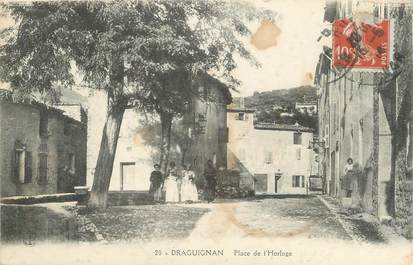 CPA FRANCE 83 " Draguignan, La Place de l'Horloge"