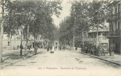 CPA FRANCE 83 " Draguignan, Boulevard de l'Esplanade"
