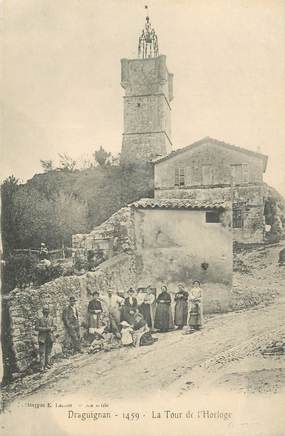 CPA FRANCE 83 " Draguignan, La Tour de l'Horloge"