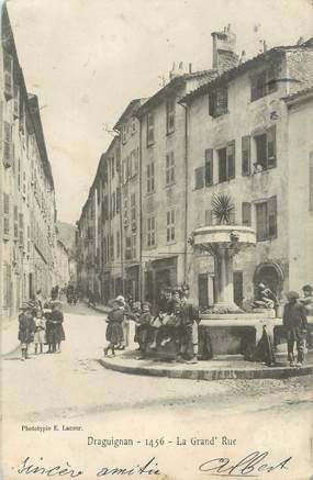 CPA FRANCE 83 " Draguignan, La Grande Rue"