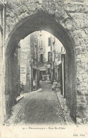 CPA FRANCE 83 " Draguignan, La Rue St Clair"