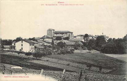 / CPA FRANCE 32 "Miradoux, vue générale de l'est"