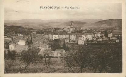 CPA FRANCE 83 " Flayosc, Vue générale"