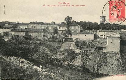 / CPA FRANCE 32 "Mauvezin, vue sur les remparts"