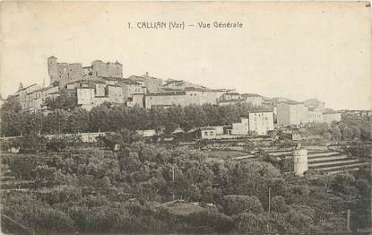 CPA FRANCE 83 " Callian, Vue générale"