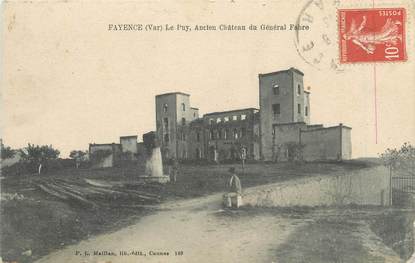 CPA FRANCE 83 " Fayence, Ancien château du Général Fabre"