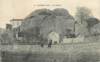 CPA FRANCE 83 " Fayence, La Roque"