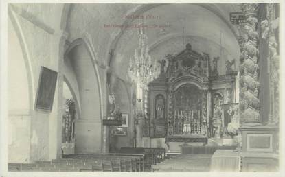 CPA FRANCE 83 " Mons, Intérieur de l'église"