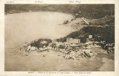 CPA FRANCE 83 " Agay, Hôtel de la Baumette et Rade d'Agay"